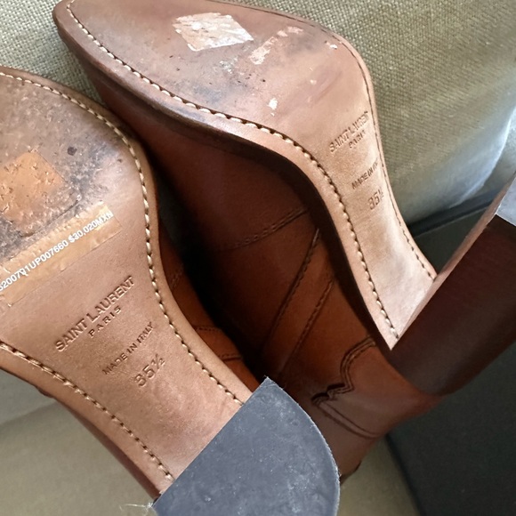 Saint Laurent Kate 90 Tuscan Leather Western Boots - Picture 9 of 12